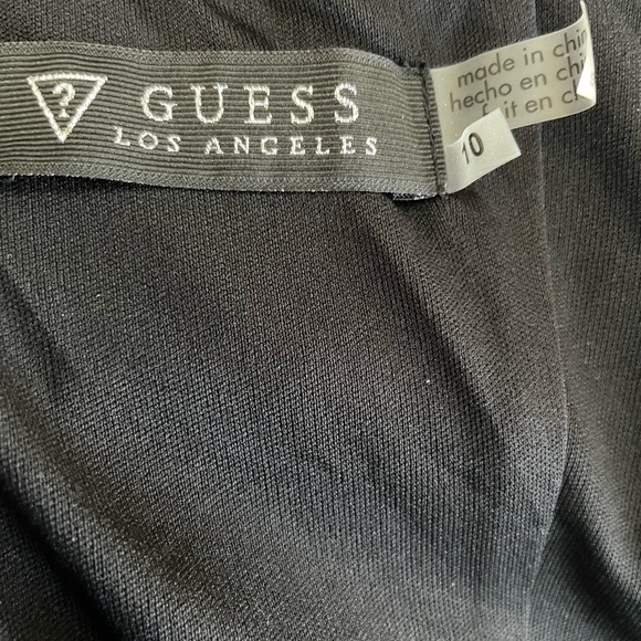 Guess NWT Black Illusion Back‎ Textured Dress. Size 10. Bust 36” waist 29” - Picture 11 of 11
